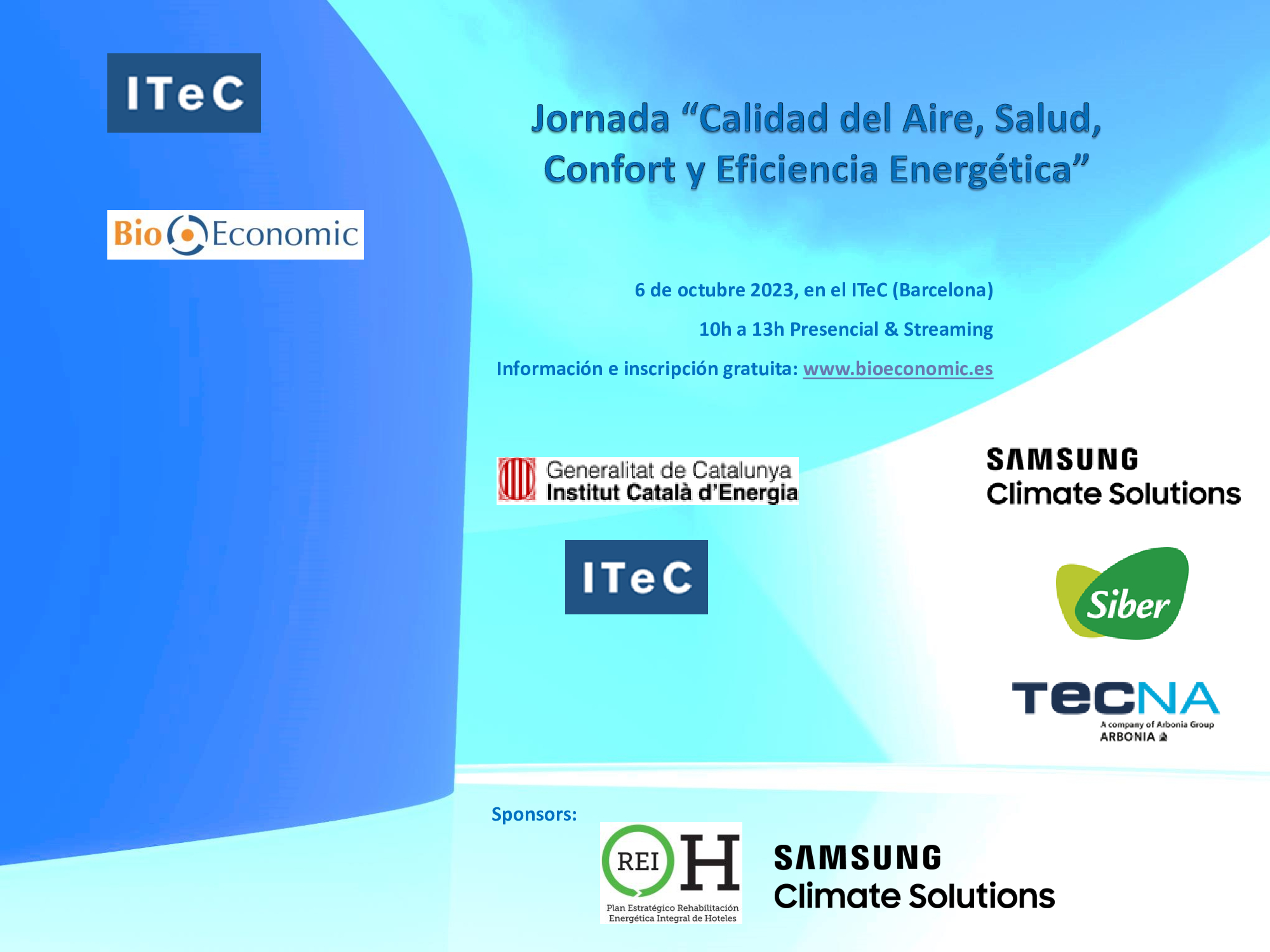 Jornada ITeC “Calidad del Aire, Salud, Confort y Eficiencia Energética”